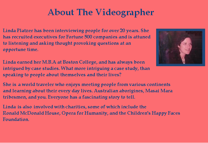 About the Videographer
